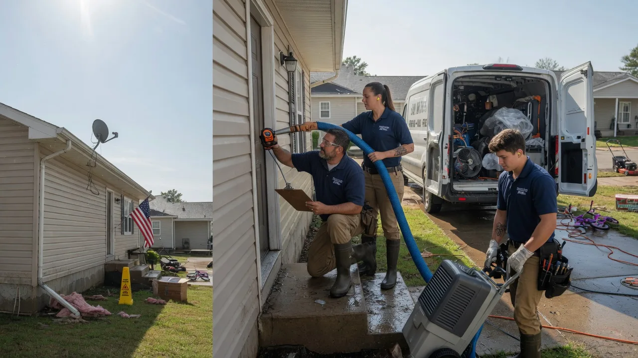 Ceiling Water Damage Restoration in Ringold, OK near me